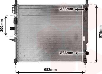 Van Wezel 30002331 - Радиатор, охлаждане на двигателя vvparts.bg