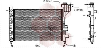 Van Wezel 30002248 - Радиатор, охлаждане на двигателя vvparts.bg