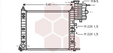 Van Wezel 30002243 - Радиатор, охлаждане на двигателя vvparts.bg