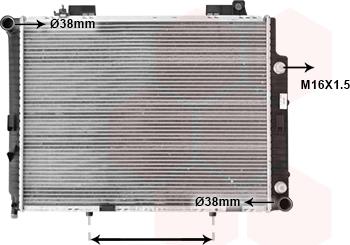 Van Wezel 30002209 - Радиатор, охлаждане на двигателя vvparts.bg