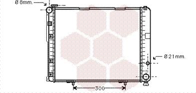 Van Wezel 30002236 - Радиатор, охлаждане на двигателя vvparts.bg