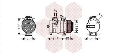 Van Wezel 3000K530 - Компресор, климатизация vvparts.bg