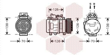 Van Wezel 3000K084 - Компресор, климатизация vvparts.bg