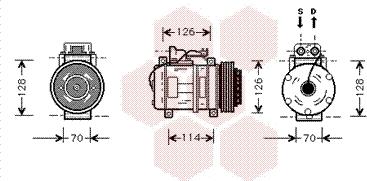 Van Wezel 3000K274 - Компресор, климатизация vvparts.bg