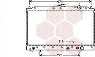 Van Wezel 32002044 - Радиатор, охлаждане на двигателя vvparts.bg