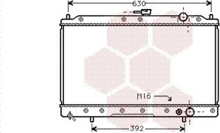 Van Wezel 32002045 - Радиатор, охлаждане на двигателя vvparts.bg