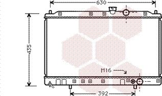 Van Wezel 32002064 - Радиатор, охлаждане на двигателя vvparts.bg