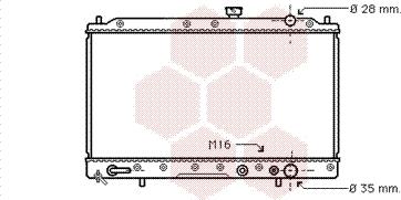 Van Wezel 32002030 - Радиатор, охлаждане на двигателя vvparts.bg