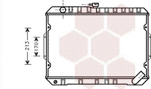 Van Wezel 32002027 - Радиатор, охлаждане на двигателя vvparts.bg