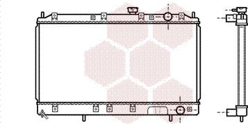 Van Wezel 32002141 - Радиатор, охлаждане на двигателя vvparts.bg