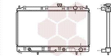 Van Wezel 32002143 - Радиатор, охлаждане на двигателя vvparts.bg