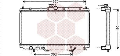 Van Wezel 32002153 - Радиатор, охлаждане на двигателя vvparts.bg