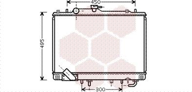 Van Wezel 32002157 - Радиатор, охлаждане на двигателя vvparts.bg