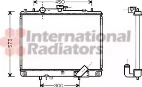 Van Wezel 32002167 - Радиатор, охлаждане на двигателя vvparts.bg