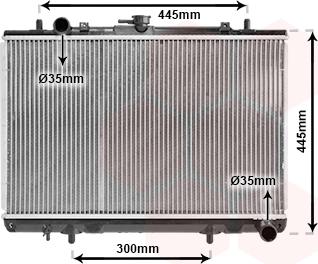 Van Wezel 32002188 - Радиатор, охлаждане на двигателя vvparts.bg