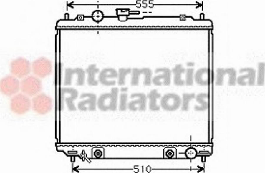 Van Wezel 32002182 - Радиатор, охлаждане на двигателя vvparts.bg