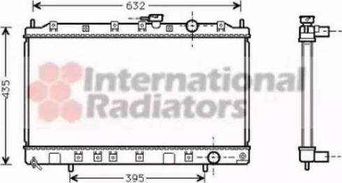 Van Wezel 32002131 - Радиатор, охлаждане на двигателя vvparts.bg