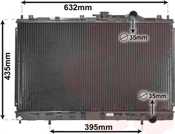 Van Wezel 32002130 - Радиатор, охлаждане на двигателя vvparts.bg