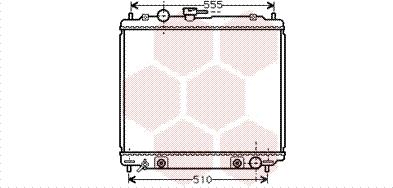 Van Wezel 32002138 - Радиатор, охлаждане на двигателя vvparts.bg