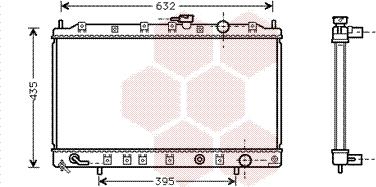 Van Wezel 32002133 - Радиатор, охлаждане на двигателя vvparts.bg