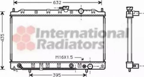 Van Wezel 32002128 - Радиатор, охлаждане на двигателя vvparts.bg