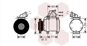 Van Wezel 3200K216 - Компресор, климатизация vvparts.bg