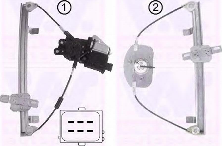 Van Wezel 3750263 - Стъклоподемник vvparts.bg