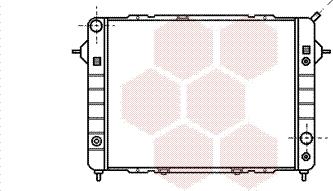 Van Wezel 37002090 - Радиатор, охлаждане на двигателя vvparts.bg