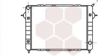 Van Wezel 37002098 - Радиатор, охлаждане на двигателя vvparts.bg