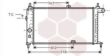 Van Wezel 37002064 - Радиатор, охлаждане на двигателя vvparts.bg