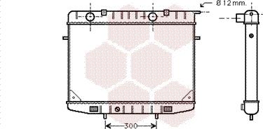 Van Wezel 37002188 - Радиатор, охлаждане на двигателя vvparts.bg