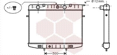 Van Wezel 37002175 - Радиатор, охлаждане на двигателя vvparts.bg