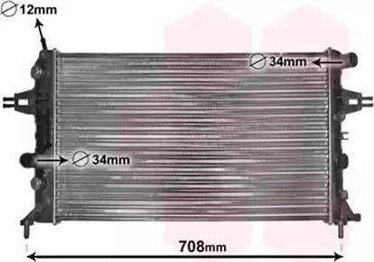 Nissens 63246 - Радиатор, охлаждане на двигателя vvparts.bg