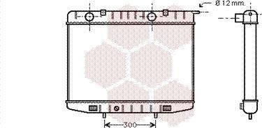 Van Wezel 37002214 - Радиатор, охлаждане на двигателя vvparts.bg