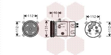 Van Wezel 3700K278 - Компресор, климатизация vvparts.bg