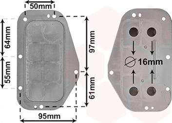 Van Wezel 37013702 - Маслен радиатор, двигателно масло vvparts.bg