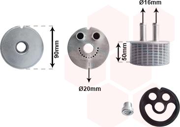 Van Wezel 37013717 - Маслен радиатор, двигателно масло vvparts.bg