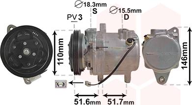 Van Wezel 2901K157 - Компресор, климатизация vvparts.bg