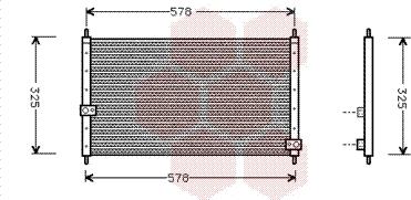 Van Wezel 25005062 - Кондензатор, климатизация vvparts.bg