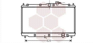 Van Wezel 25002078 - Радиатор, охлаждане на двигателя vvparts.bg