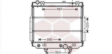 Van Wezel 21002038 - Радиатор, охлаждане на двигателя vvparts.bg