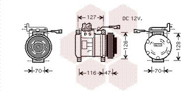 Van Wezel 2800K077 - Компресор, климатизация vvparts.bg