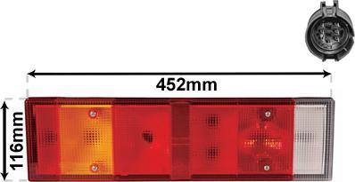 Van Wezel 2812925 - Задни светлини vvparts.bg