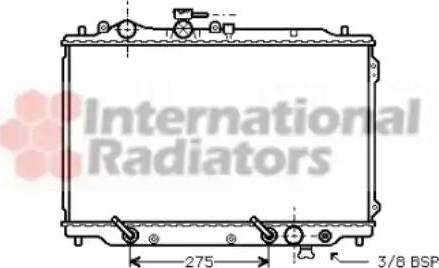 Van Wezel 27002051 - Радиатор, охлаждане на двигателя vvparts.bg