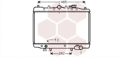 Van Wezel 27002024 - Радиатор, охлаждане на двигателя vvparts.bg