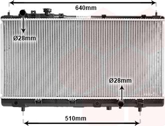 Van Wezel 27002151 - Радиатор, охлаждане на двигателя vvparts.bg