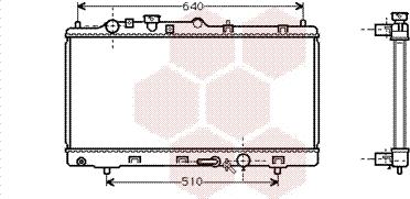 Van Wezel 27002152 - Радиатор, охлаждане на двигателя vvparts.bg