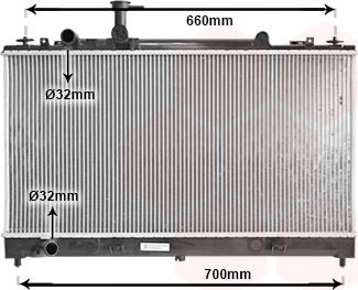 Van Wezel 27002162 - Радиатор, охлаждане на двигателя vvparts.bg