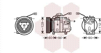 Van Wezel 2700K202 - Компресор, климатизация vvparts.bg