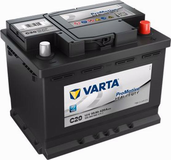 Varta 555 064 042 - Стартов акумулатор vvparts.bg
